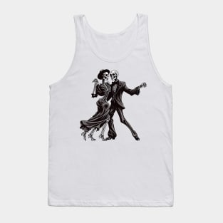 Last Dance With Death Skeletons Tank Top